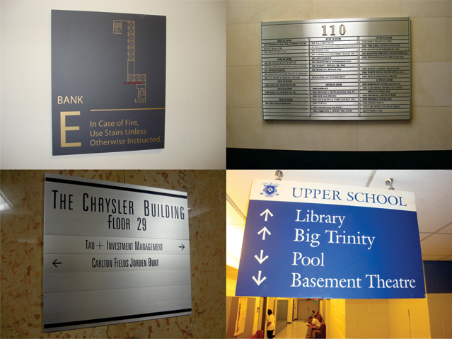 Building Signs New York Egress Map Signs Directory